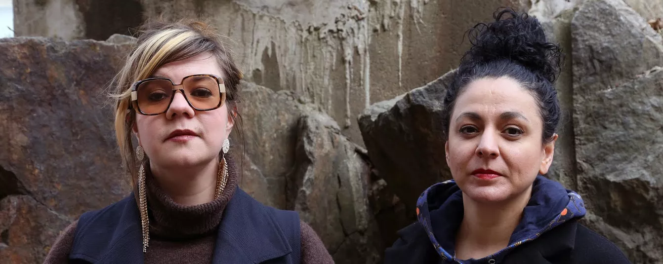 Sara Parkman och Nasim Aghili