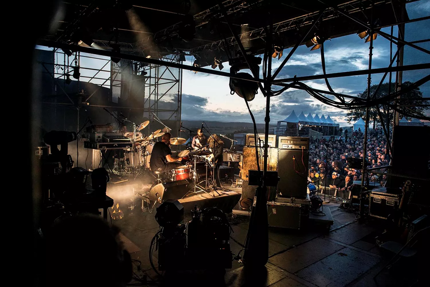 Bildereportasje: Vi fulgte Motorpsycho en hel dag på Slottsfjell