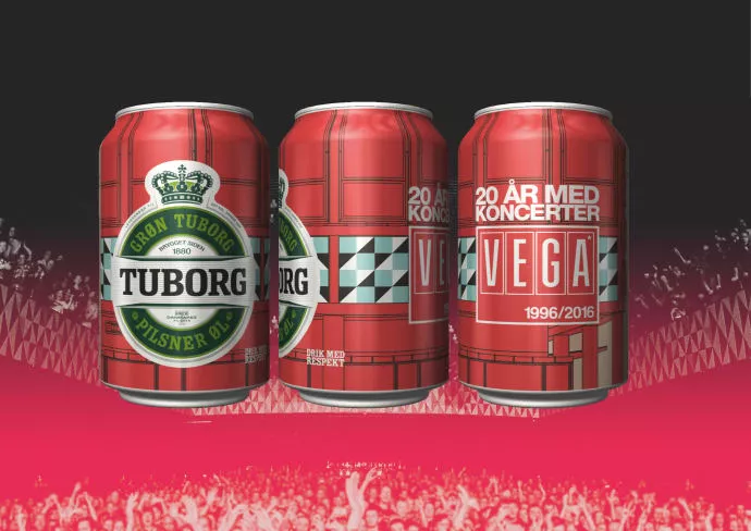 Vega giver gratis jubilæumsdåseøl til koncertgængere – resten af året
