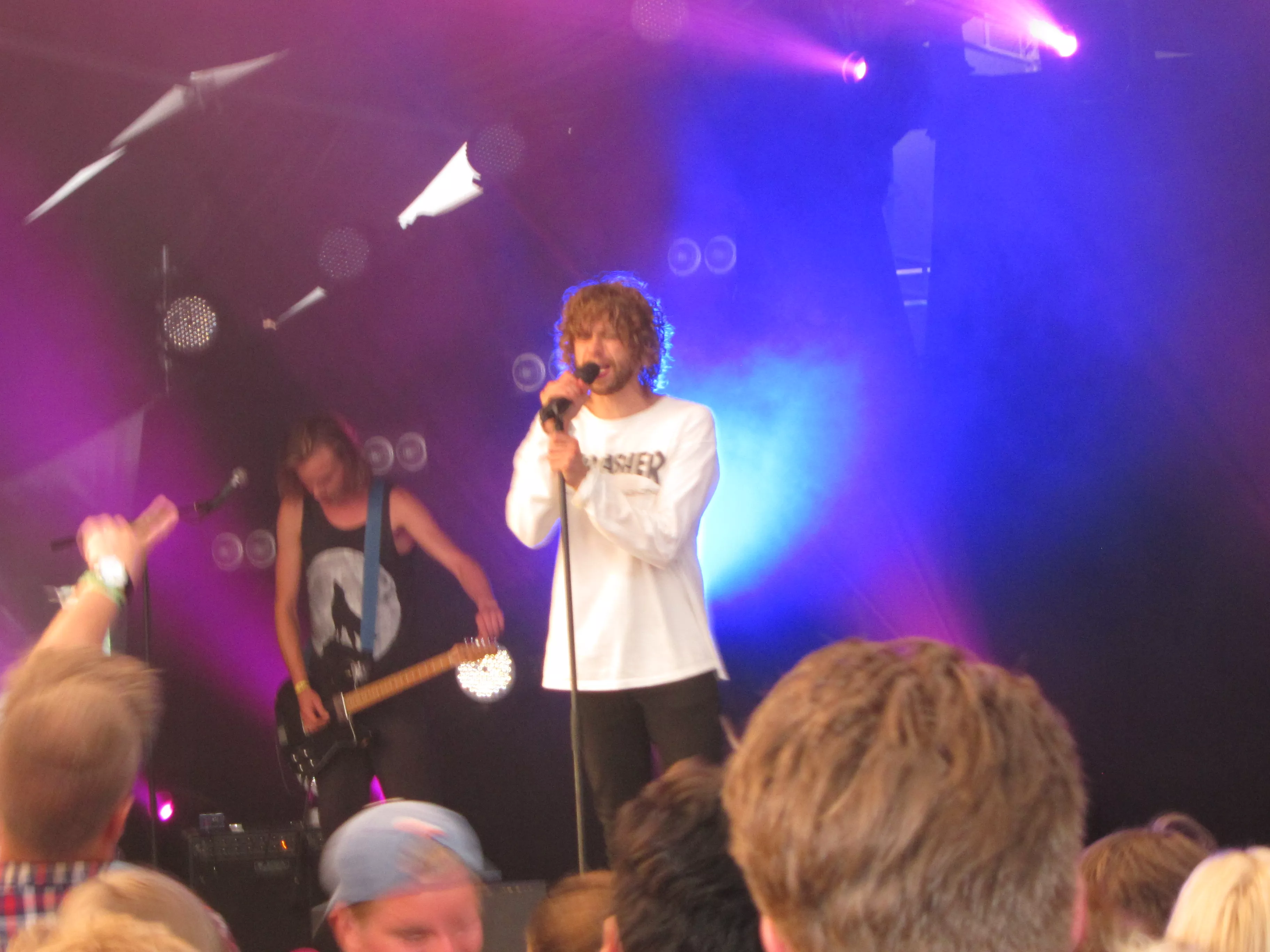 Reptile Youth: Teltscenen, Wonderfestiwall, Bornholm