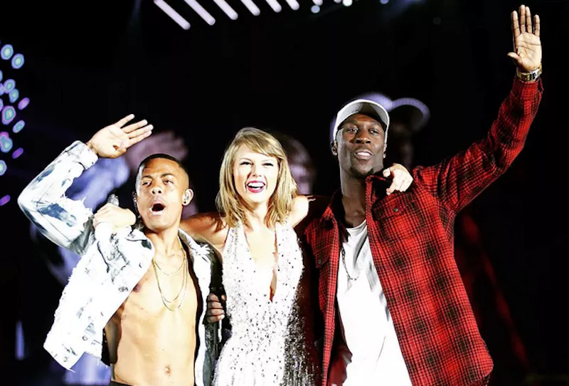 Nico & Vinz delte scene med Taylor Swift i natt