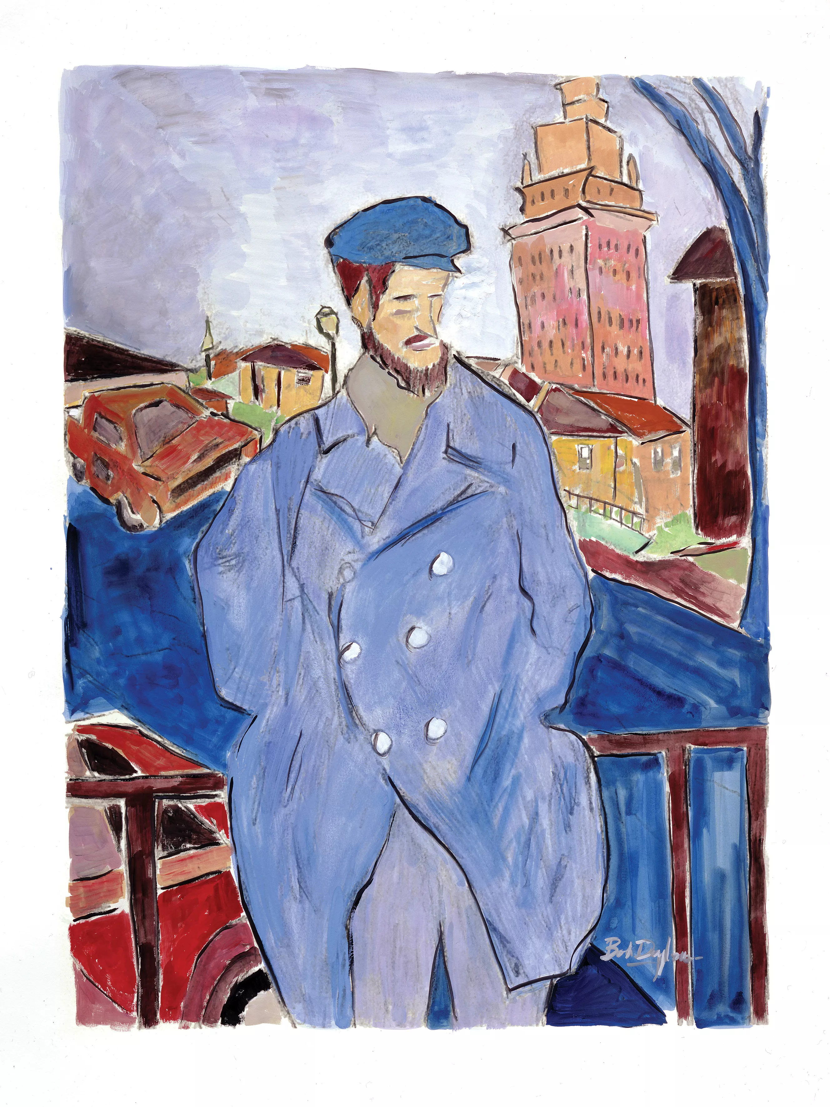 Bob Dylan udstiller på Statens Museum for Kunst