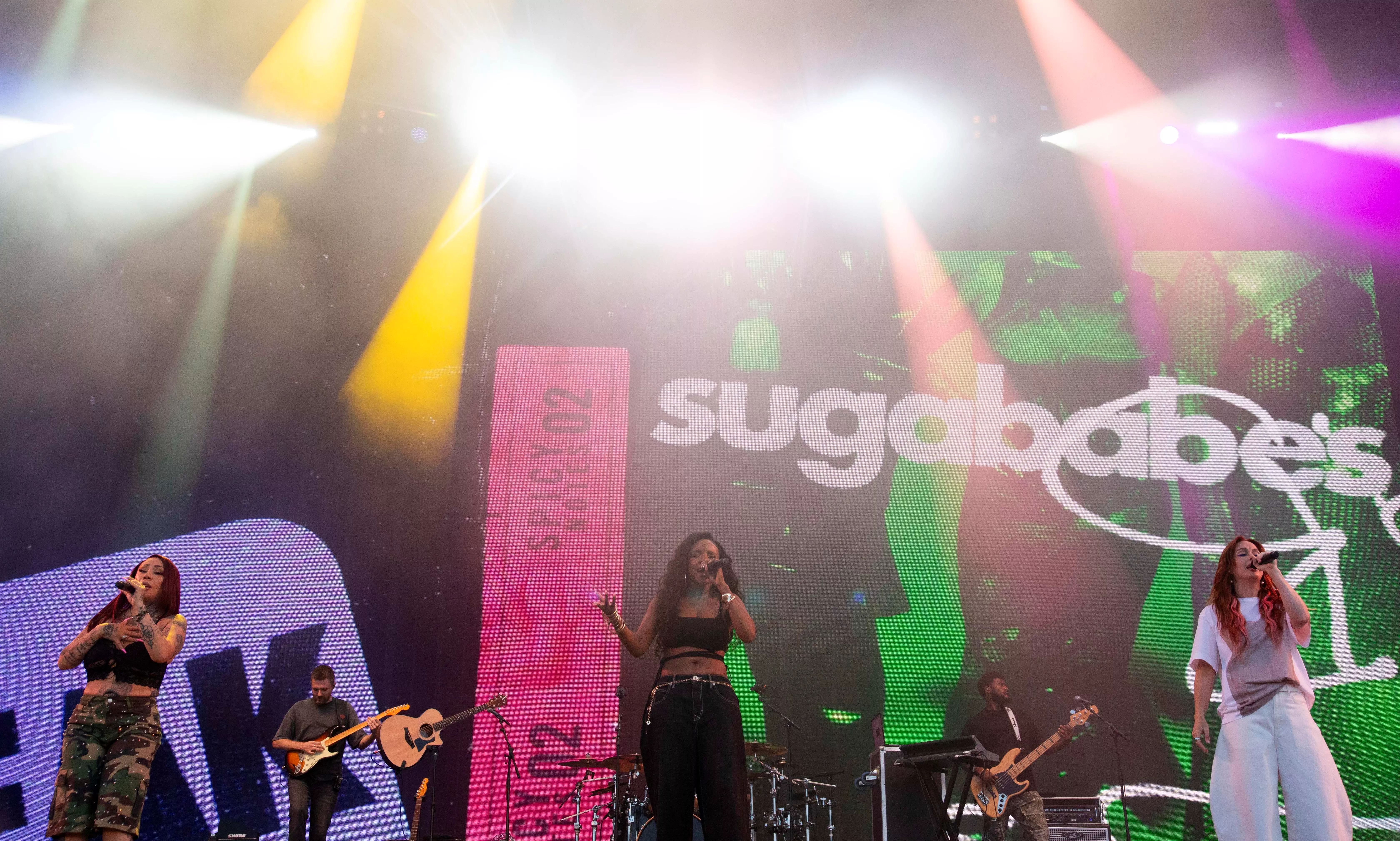 (Arkivfoto af Sugababes på Pori Jazz 2026 grundet fotoforbud)