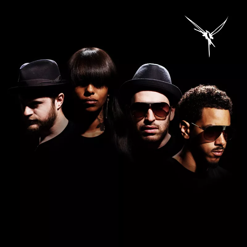 Thomas Rusiak, Adiam Dymott, Näääk och Nimo spelar in gemensamt album