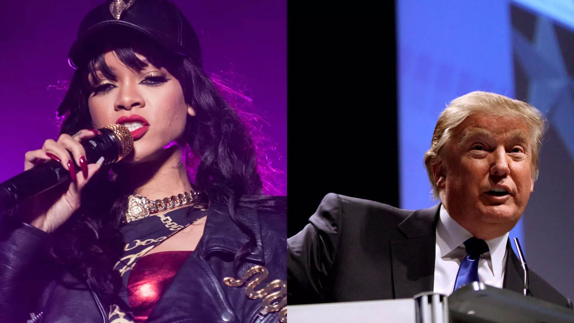 Trumps kritik mot Rihanna inför Super Bowl : "Ingen talang"