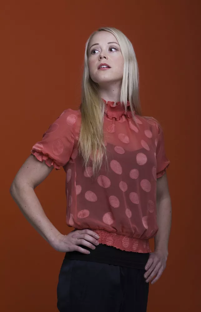 Tina Dickow ind i top fem