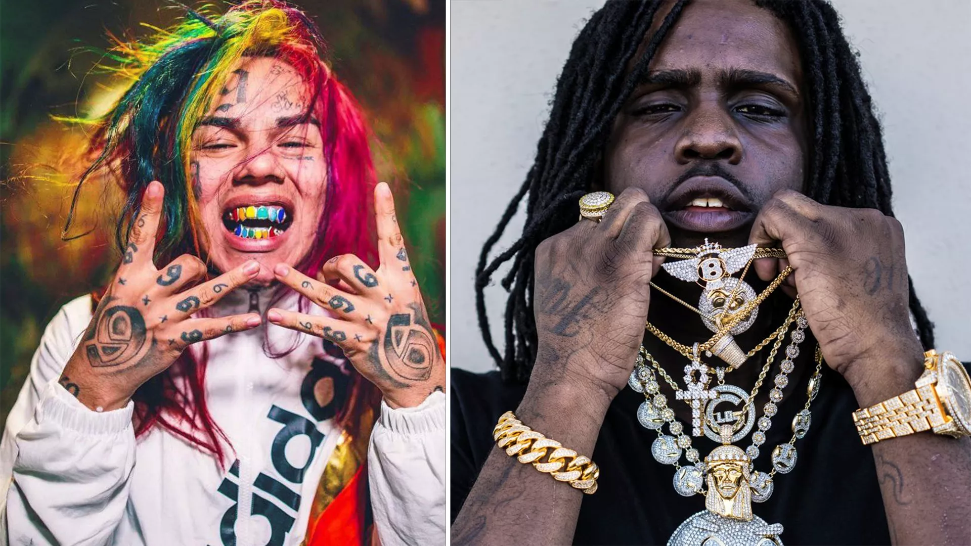 Tekashi 6ix9ine tar bråket med Chief Keef til nye høyder
