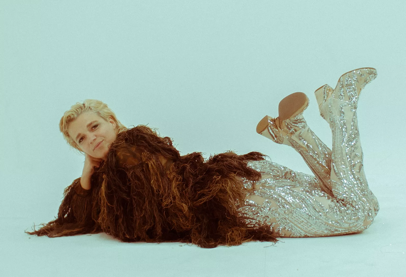 Rikke Østergaard fotograferet i forbindelse med kollektivet Solen er sexet