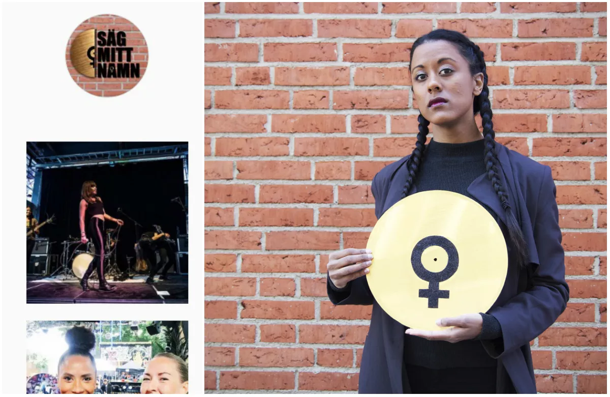 Instagramkonto fokuserar på kvinnor i musikbranschen