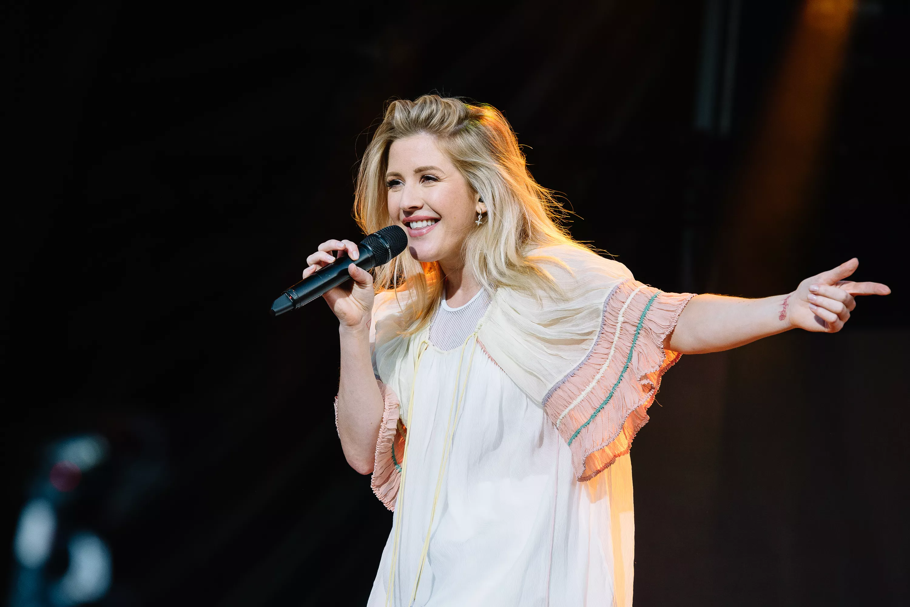 Atter en dag på jobben for den britiske superstjernen