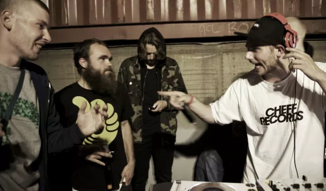 Top Gunn og Klumben & Raske Penge : Cheff Records All Stars, Copenhagen RAW, Docken, København