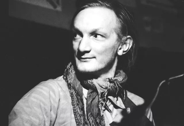 Hans Vinding døde som 51-årig i 1999. Han huskes som en af vores store rockpoeter. Foto: Peter Sørensen