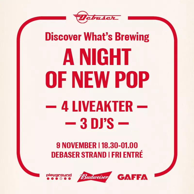 Vi presenterar en kväll i poppens tecken