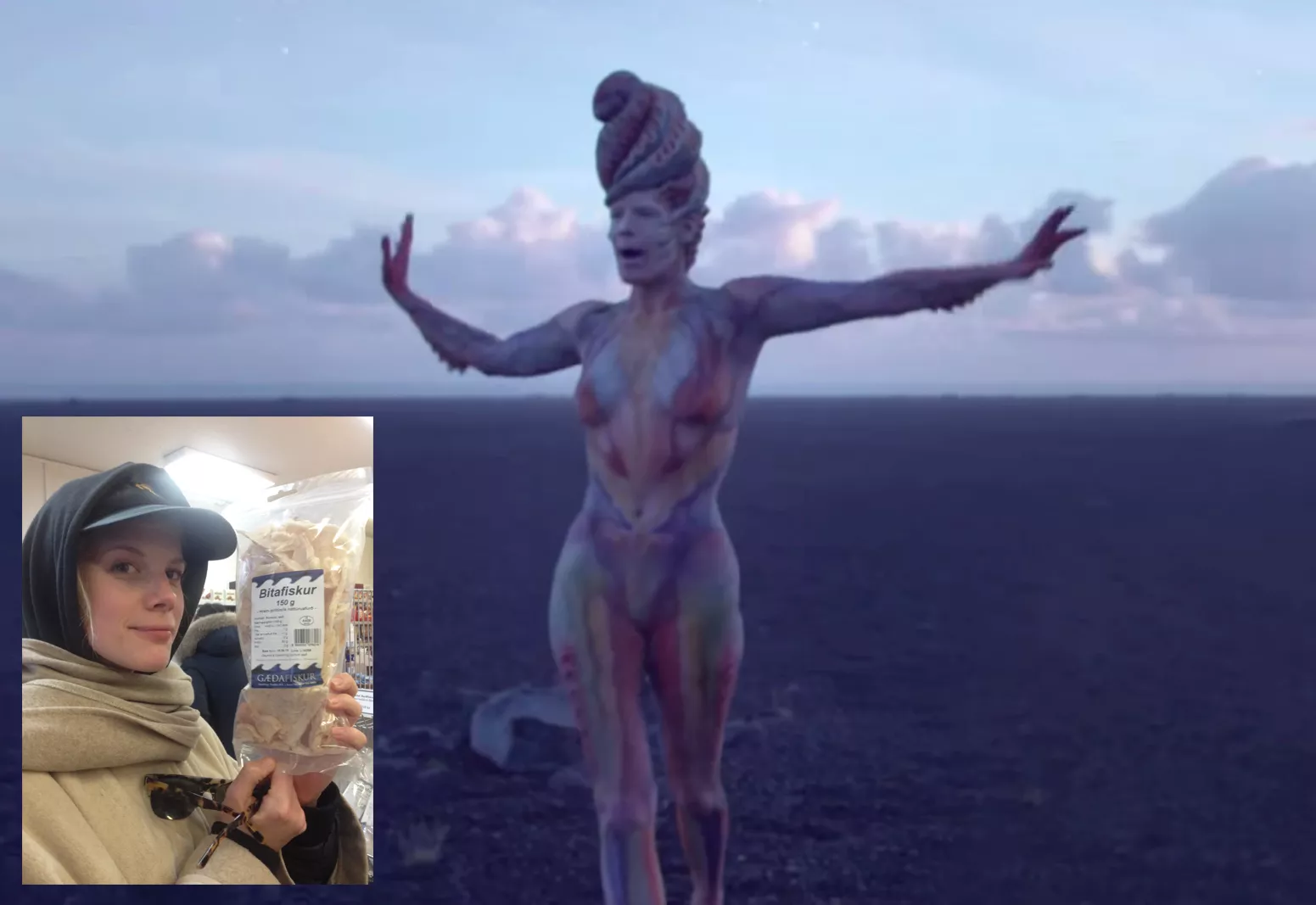 Sandra Kolstad: Droner og tørrfisk på Island