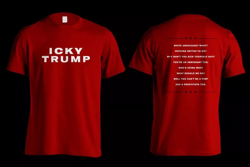 The White Stripes sælger T-shirts med slagord mod Trump 
