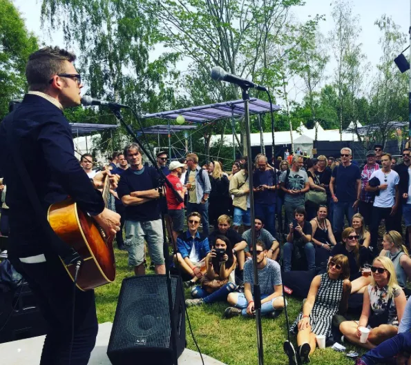 Bernhoft besøgte GAFFAs stand på NorthSide 