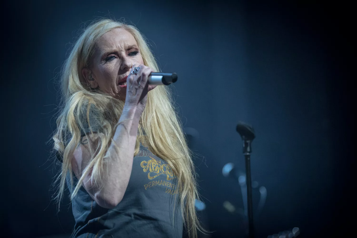 Sanne Salomonsen på scenen i Vega, København, april 2016. Foto: Thomas Rasmussen