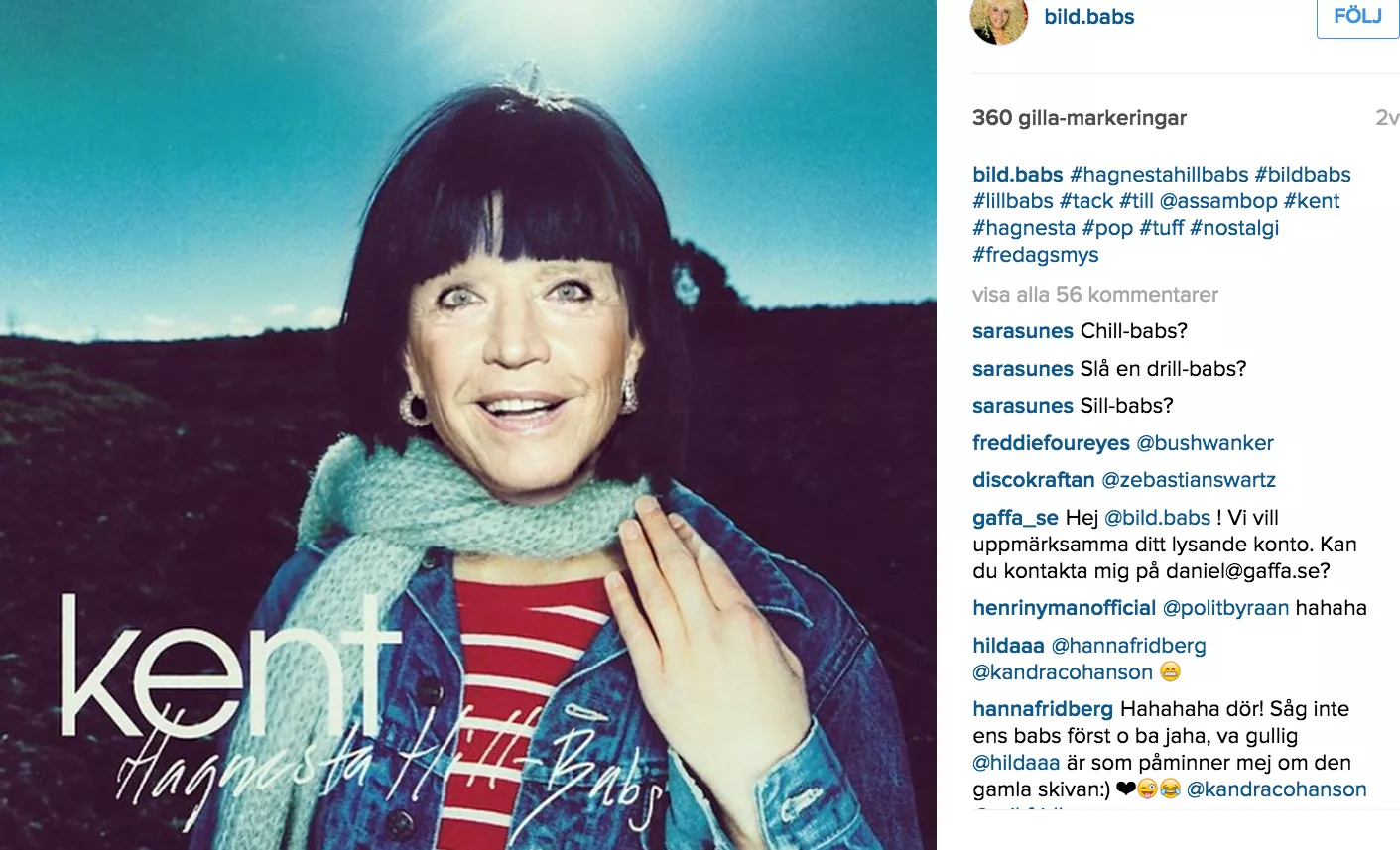 Hagnesta Hill-Babs? Kolla in ett helt lysande Instagramkonto