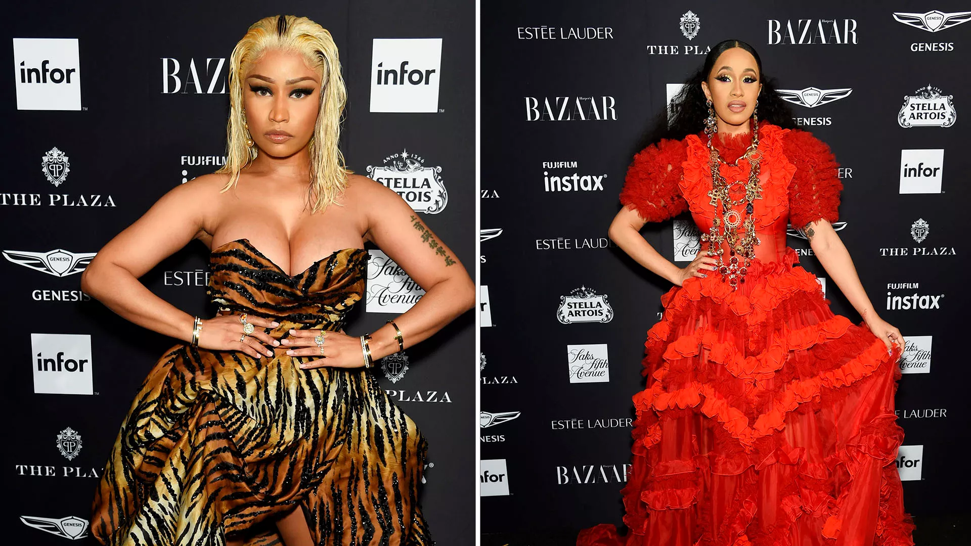 Nicki Minaj i strupen på Cardi B