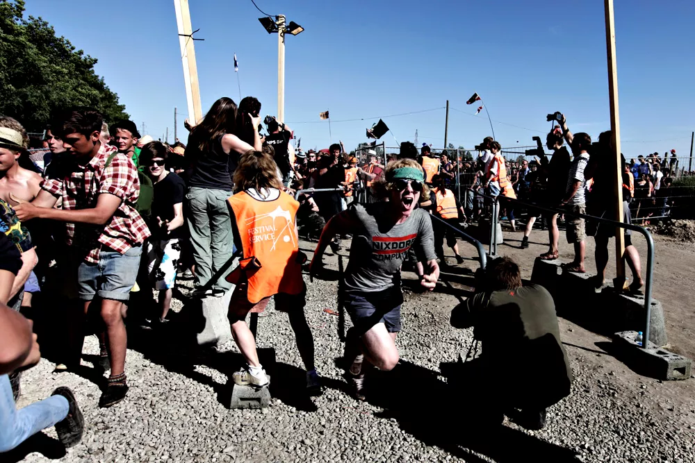 Festivalpladsen på Roskilde er åben