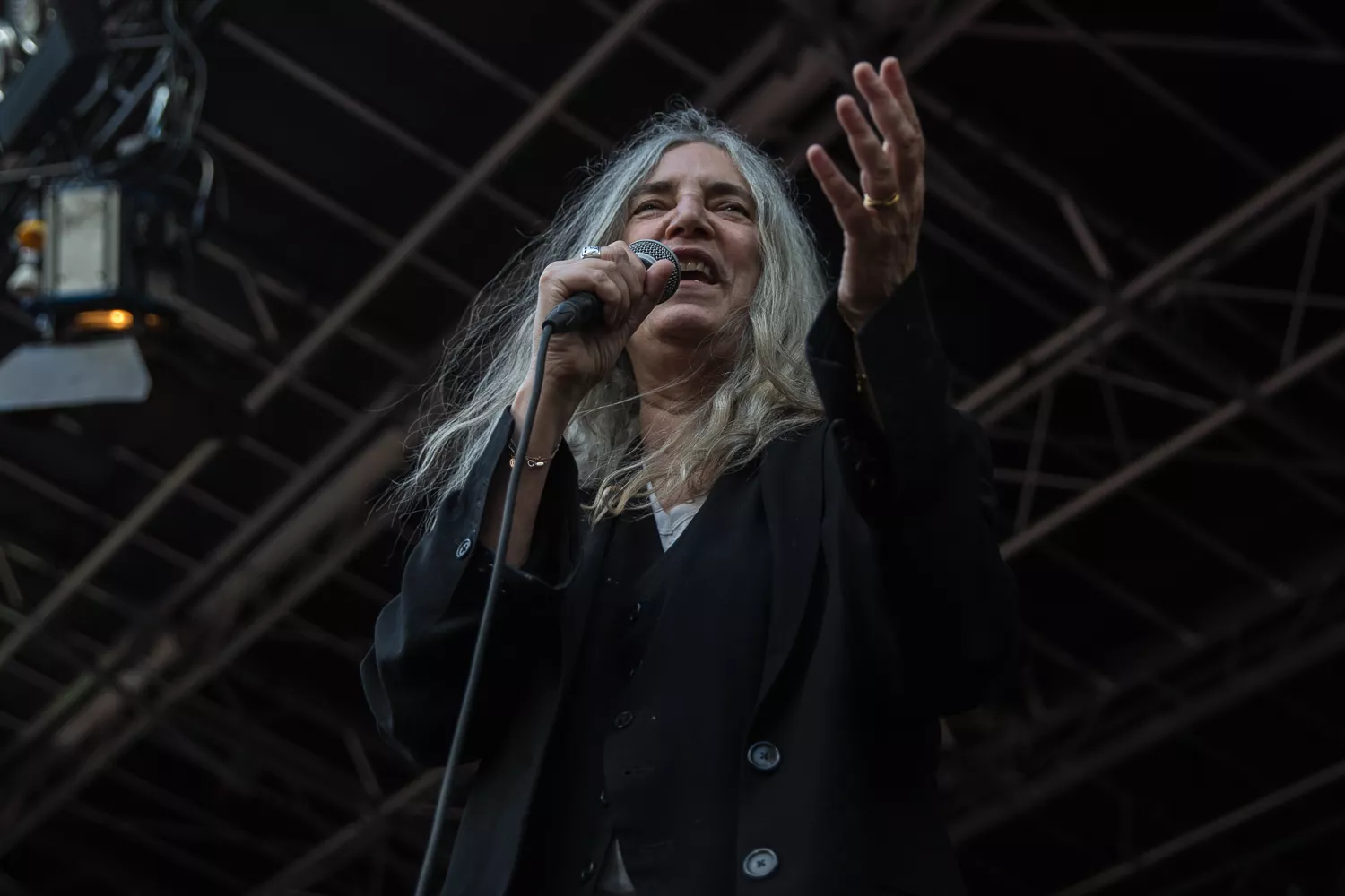 Patti Smith giver koncert ved Sostrup Slot