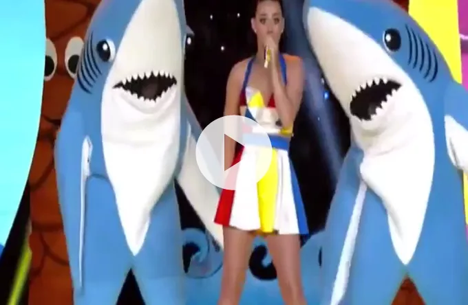 Se Katy Perry ta över Superbowl
