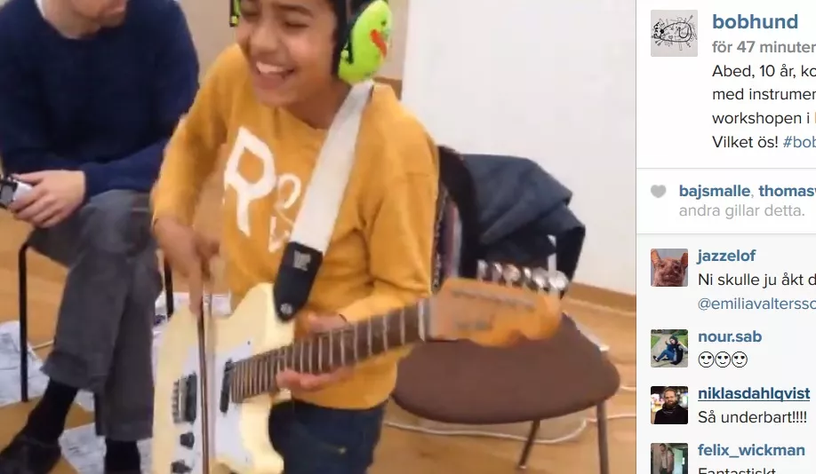 Bob Hund har hittat 10-årig noiserockare