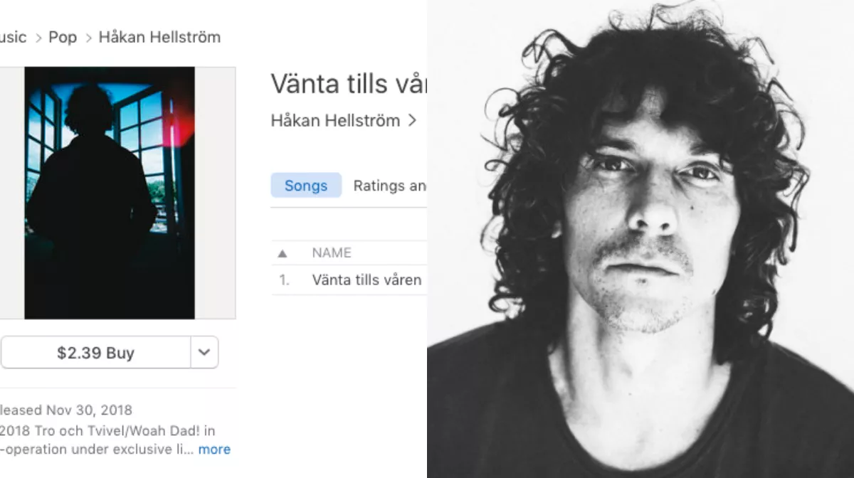 Så hör du Håkan Hellströms nya singel redan nu