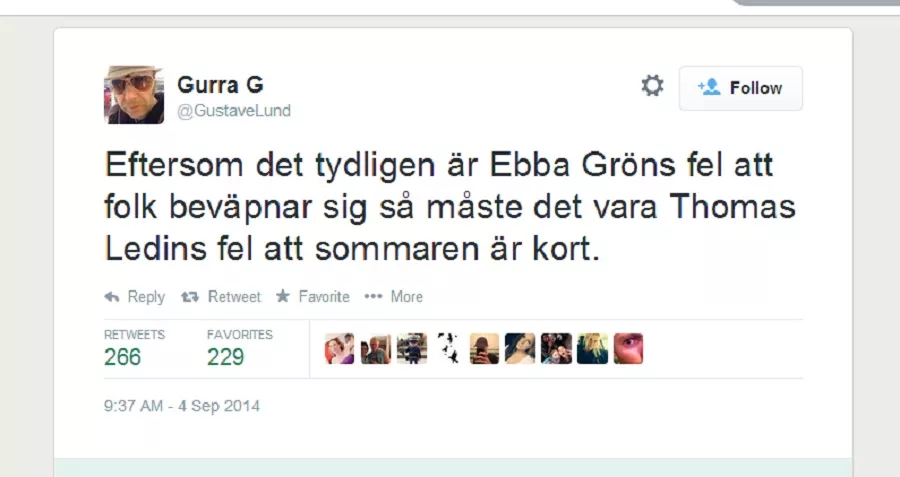 Här hånas politikerns Ebba Grön-utspel