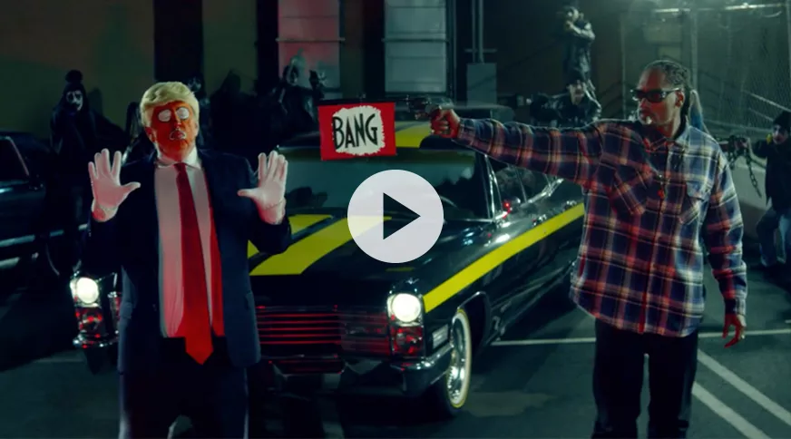 Trump efter spøg-og-skæmt-pistolskud i ny Snoop Dogg-video: Han burde sendes i fængsel