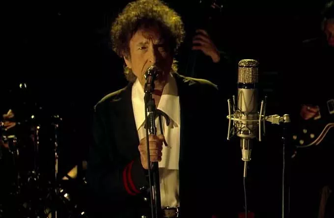 Se Bob Dylan i Lettermans næstsidste show
