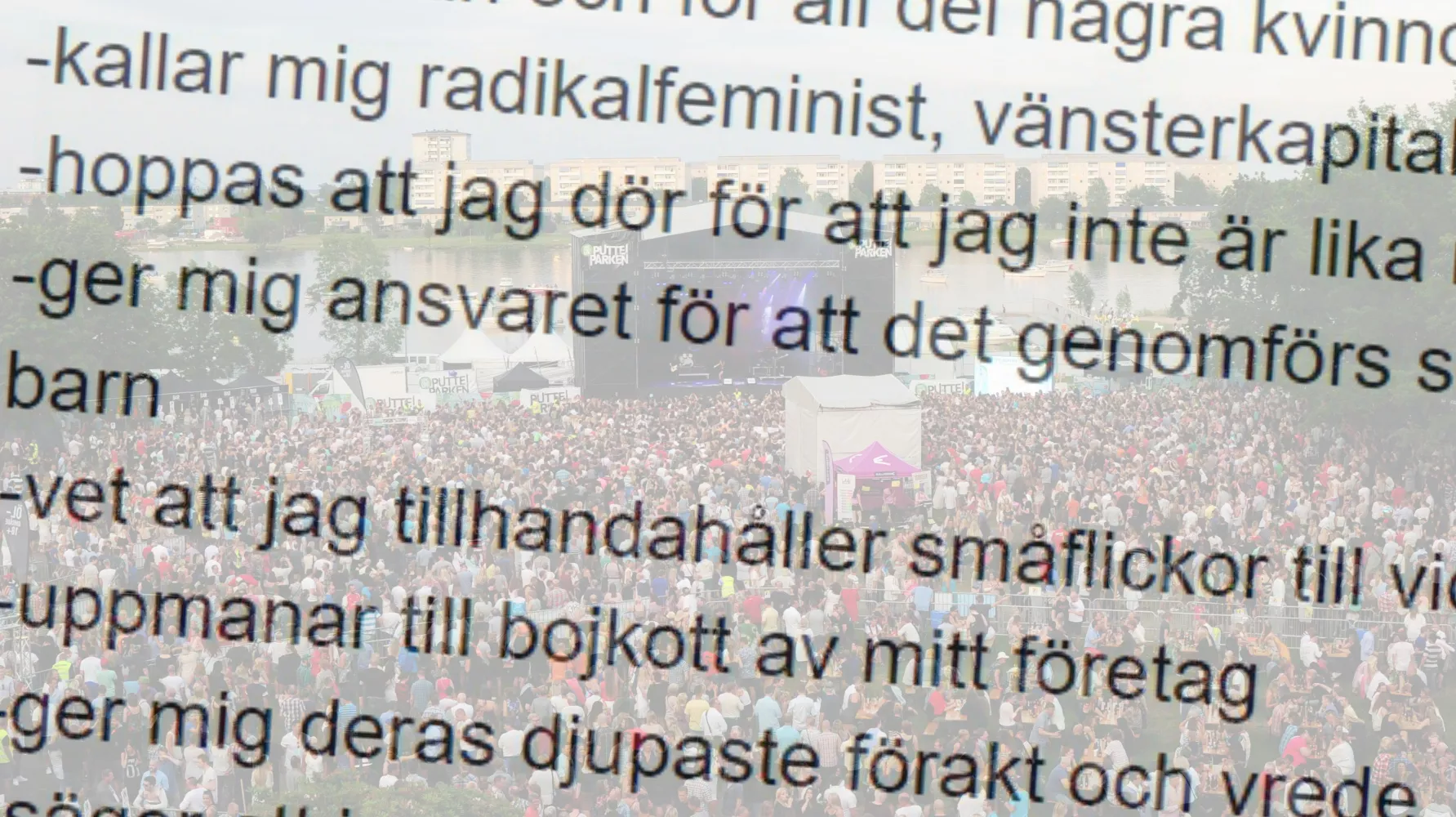 Festivalarrangör svarar på hatstormen