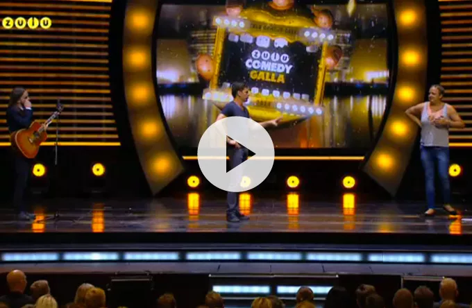 Se Tim C i øm duet med Lie Kaas og barmfagre Tone