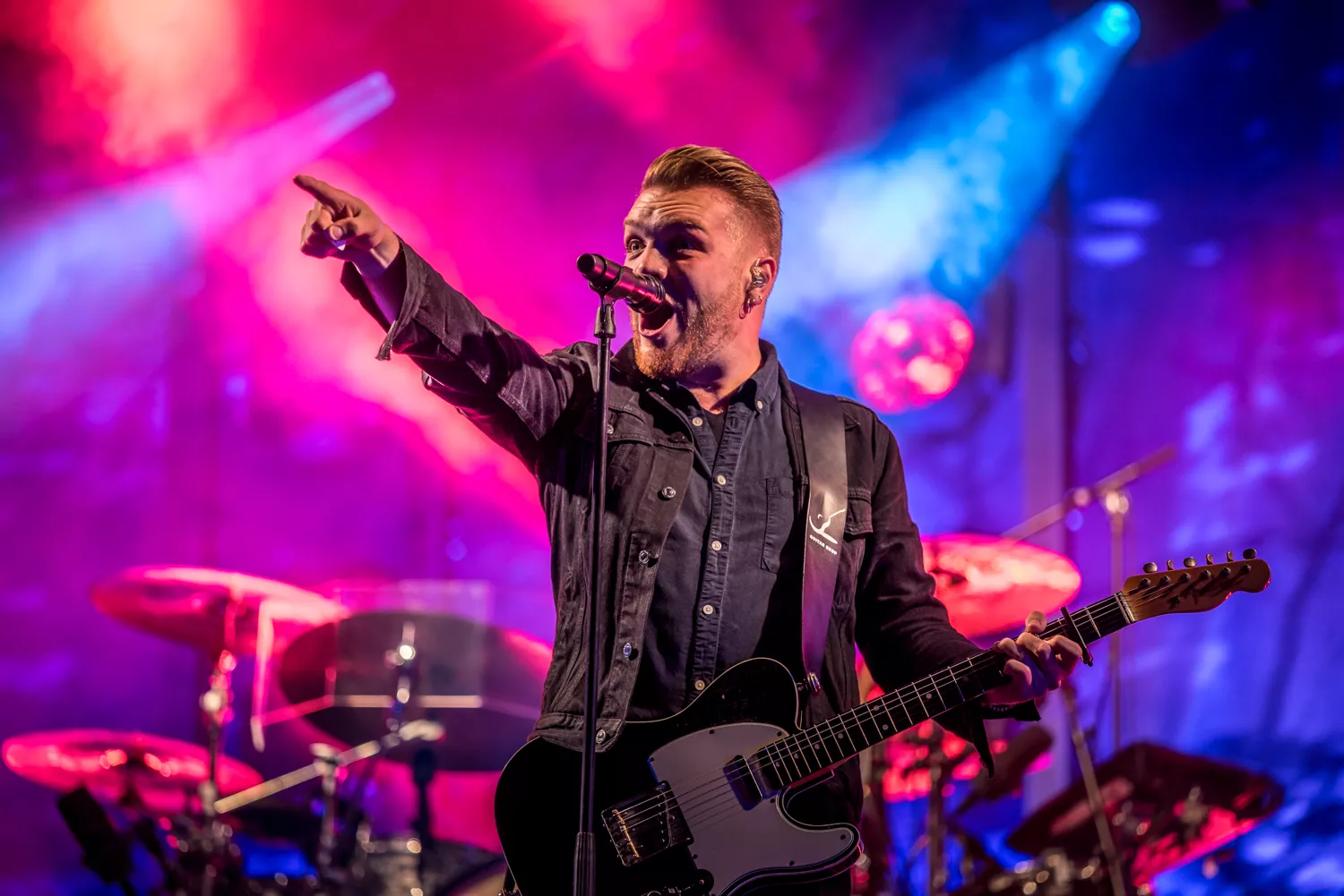 FOTOSERIE: Langer, Dinesen med flere spillede i smukke omgivelser på Hindsgavl Slot