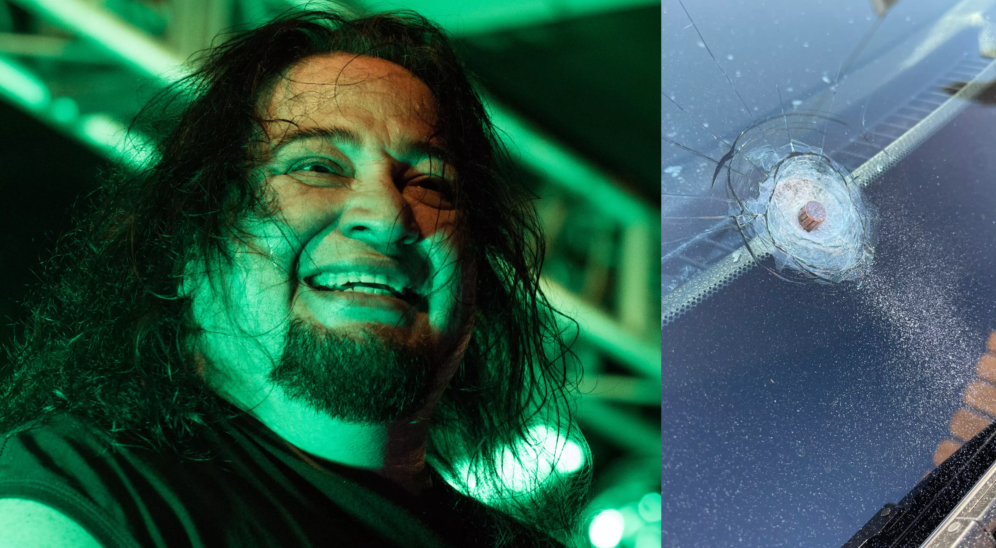 Metalguitaristens bil beskudt: "Jeg har tre fjender"