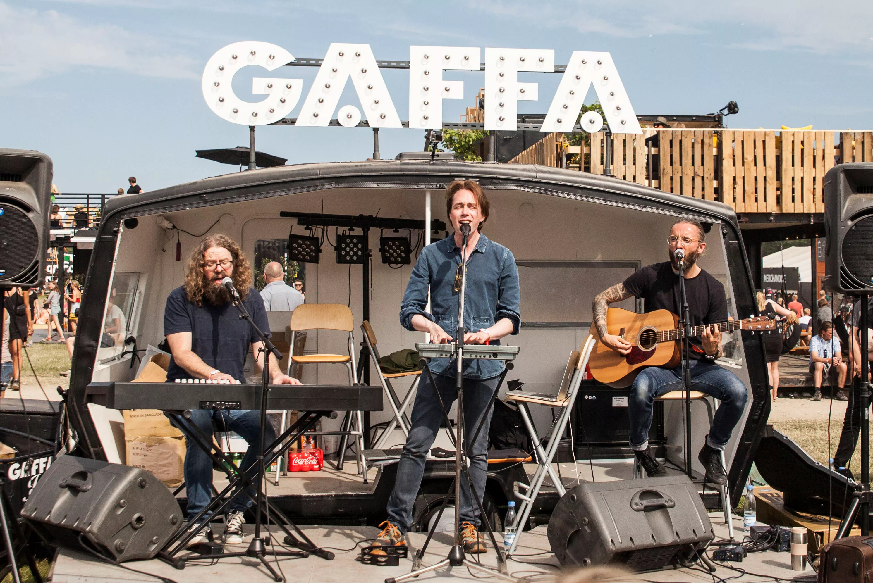 Mew i GAFFAs Roskilde-stand: Ingen kommentarer om Bos exit