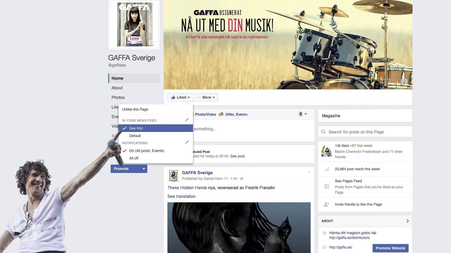 Efter Facebooks förändringar – så får du GAFFA i ditt flöde