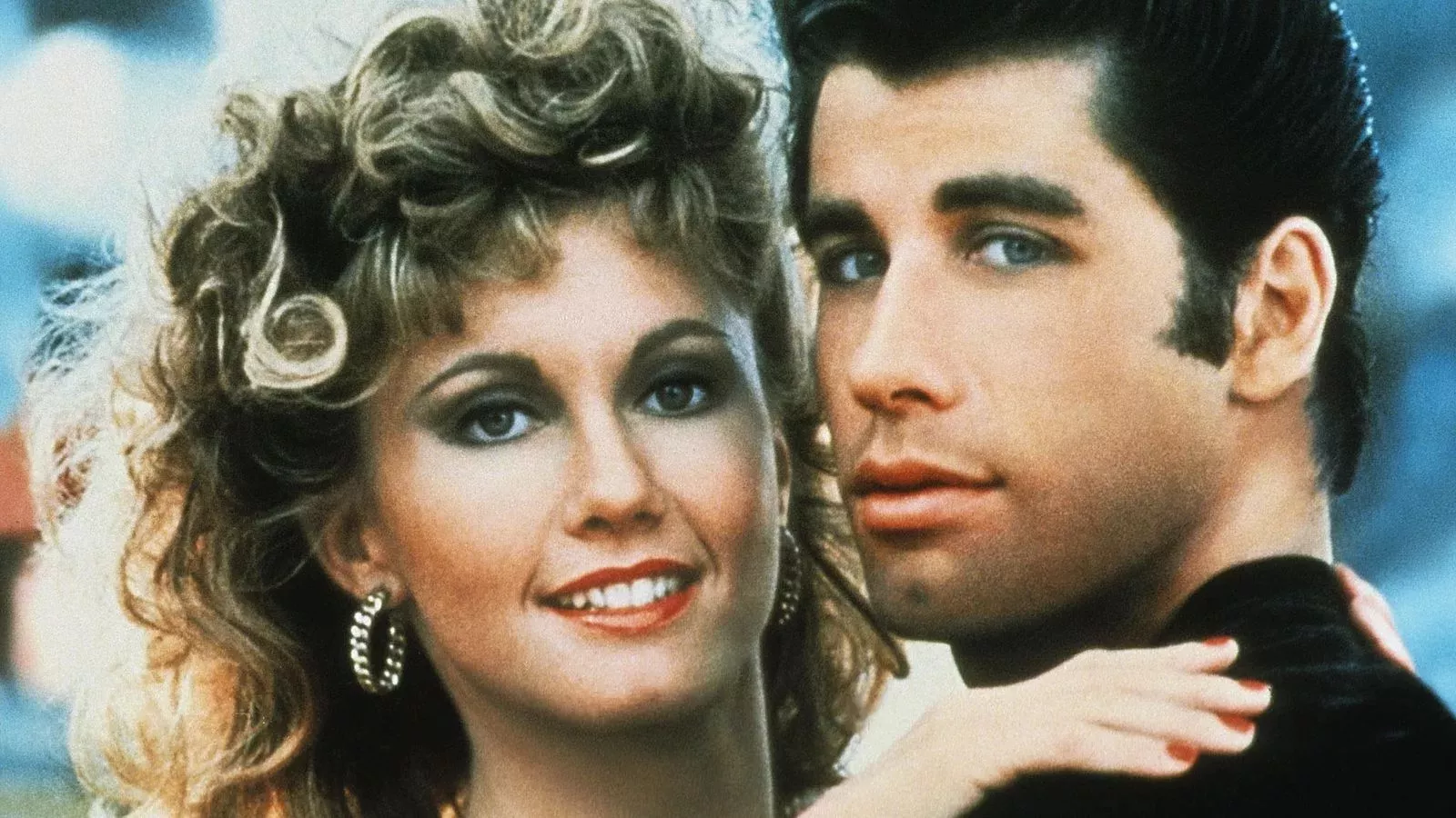 Olivia Newton-John og John Travolta i musikalen Grease fra 1978.