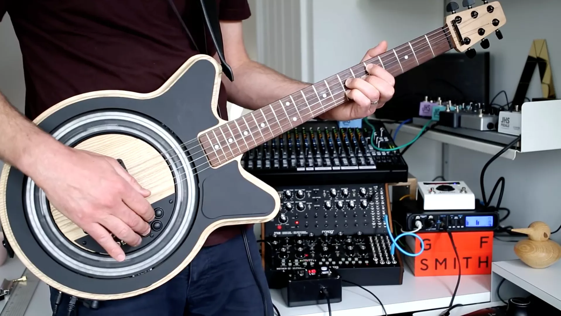 Cirkelguitaren – guitaronanistens drøm eller mareridt?