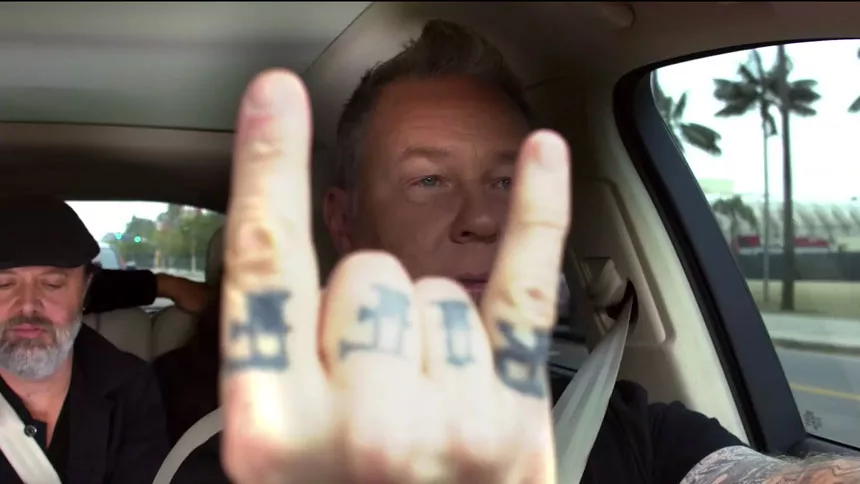Se Metallica synge Disney og svare på nærgående spørsmål i Carpool Karaoke-klipp