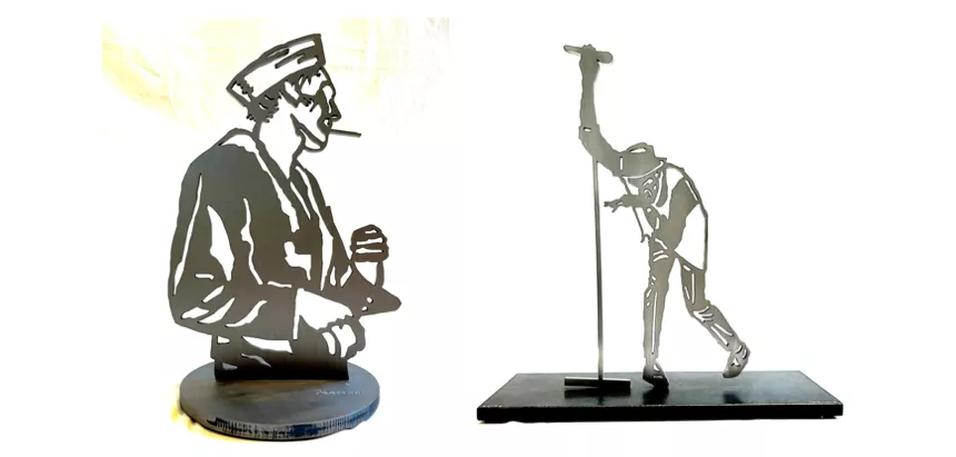 Tobias skulpturer gör succé – nu blir det vernissage