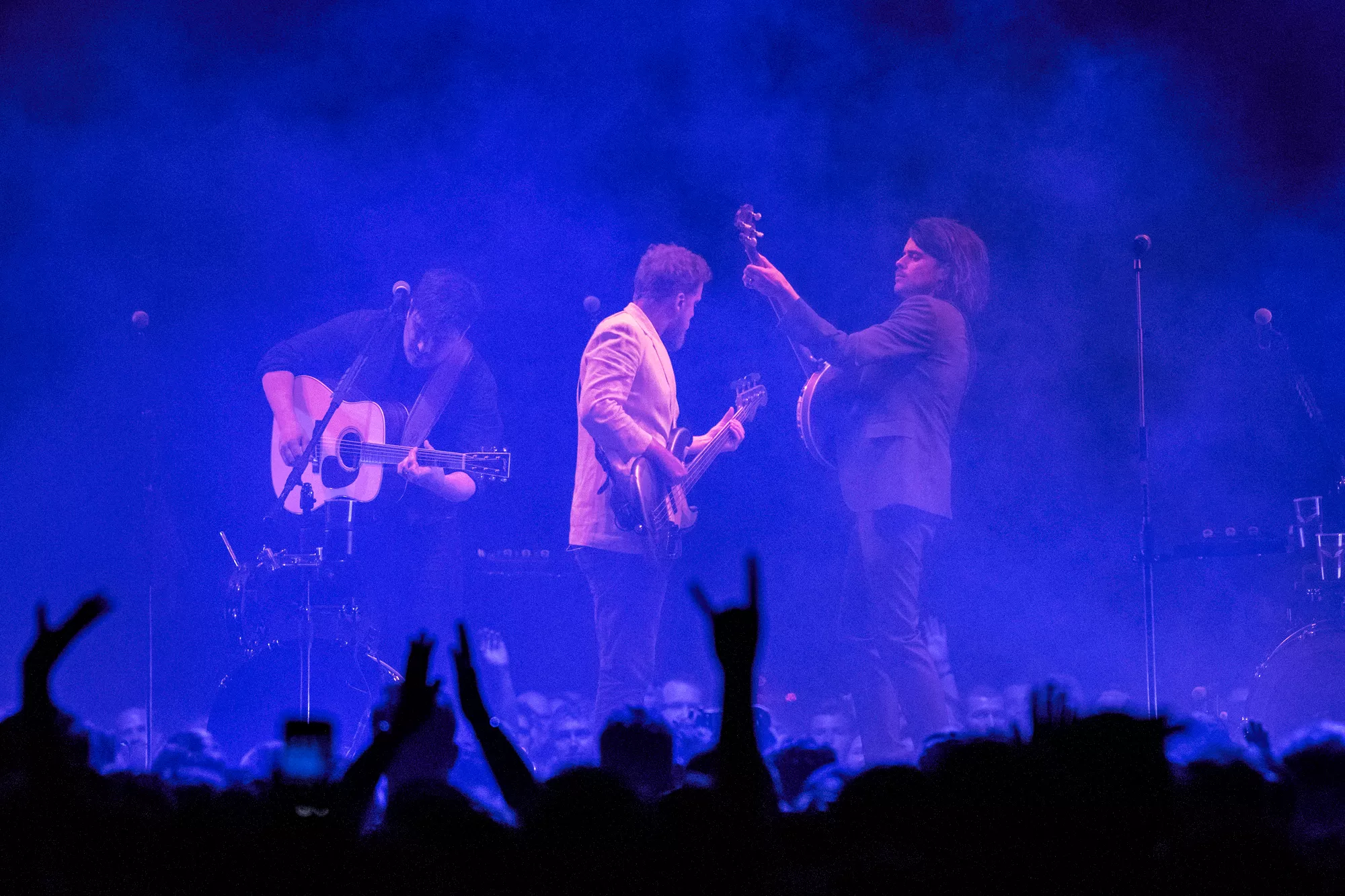 Mumford & Sons på scenen i København, maj 2019. Foto: Morten Rygaard