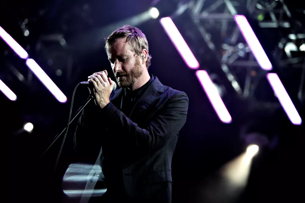 The National spiller i Royal Arena den 6. august