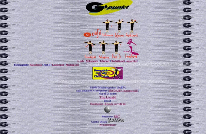 Sådan har GAFFA.dk set ud 1996-2016