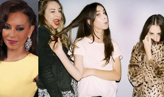 Mel B fra Spice Girls troede, Haim var konkurrence-vindende fans