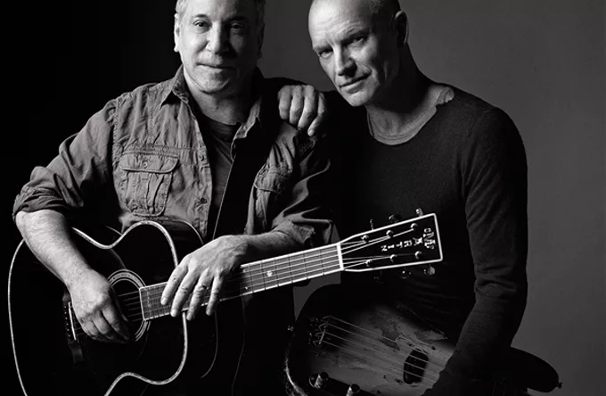 Paul Simon og Sting til Danmark