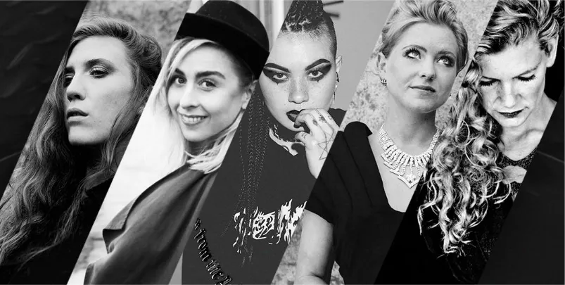 Fem power-piger på Danmarksturné