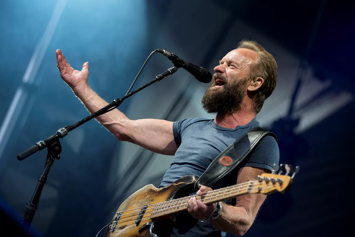 Sting giver dansk havnekoncert