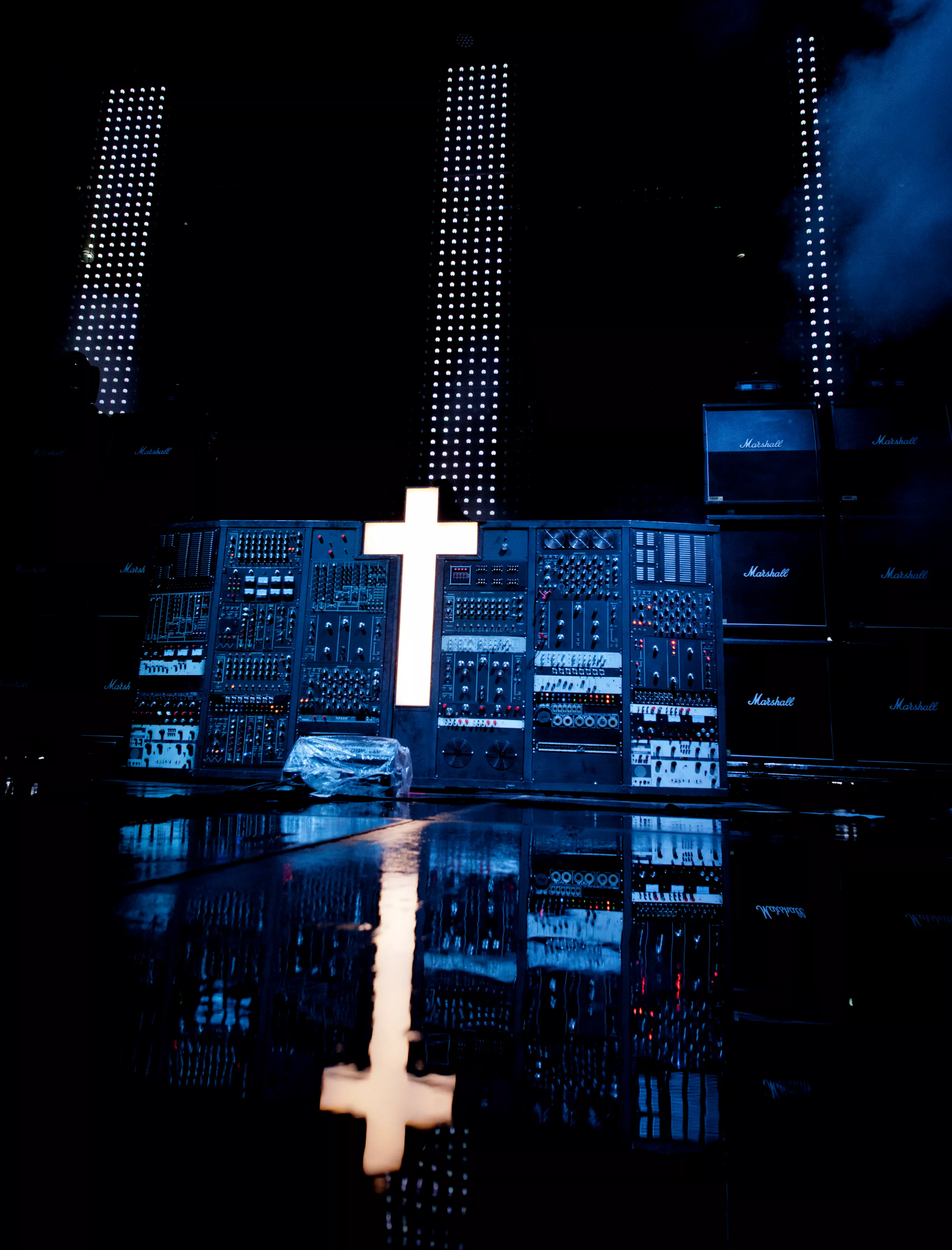 Justice: Marshall-forstærkerne er kun til pynt