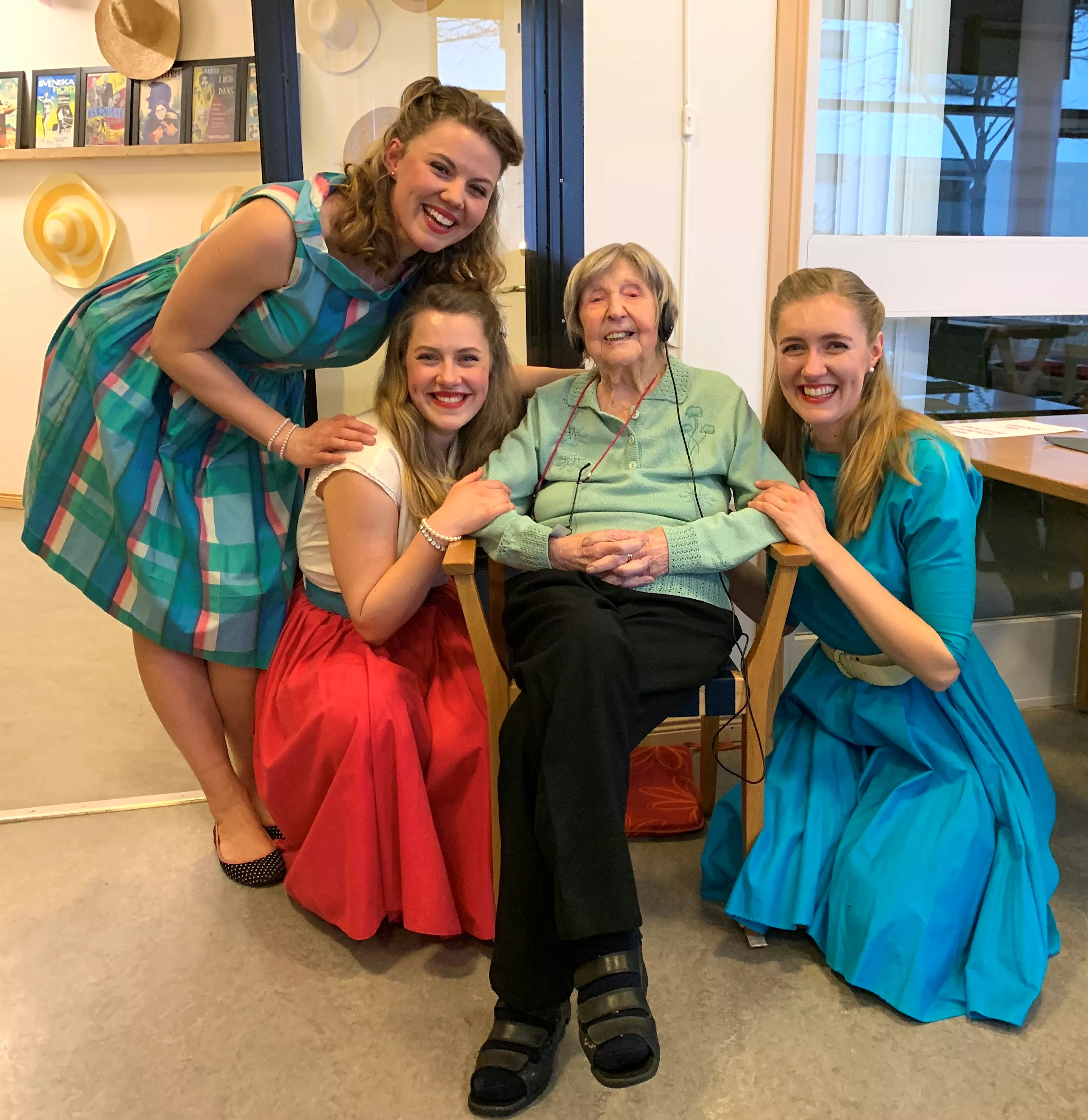 De uppträdde för Dagny strax innan hennes bortgång – "en riktig krutkvinna"